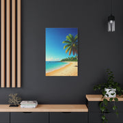 Tropical Palm Paradise Beach Wall Art & Canvas Prints