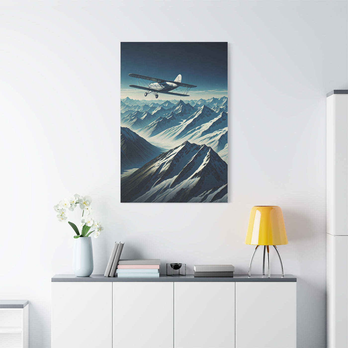 Mountain Range Aviation Escape Wall Art & Canvas Prints