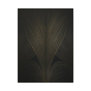 Black and Gold Deco Wave Pattern Wall Art & Canvas Prints