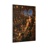 Cozy Traditional Santa Workshop Wall Art & Canvas Print