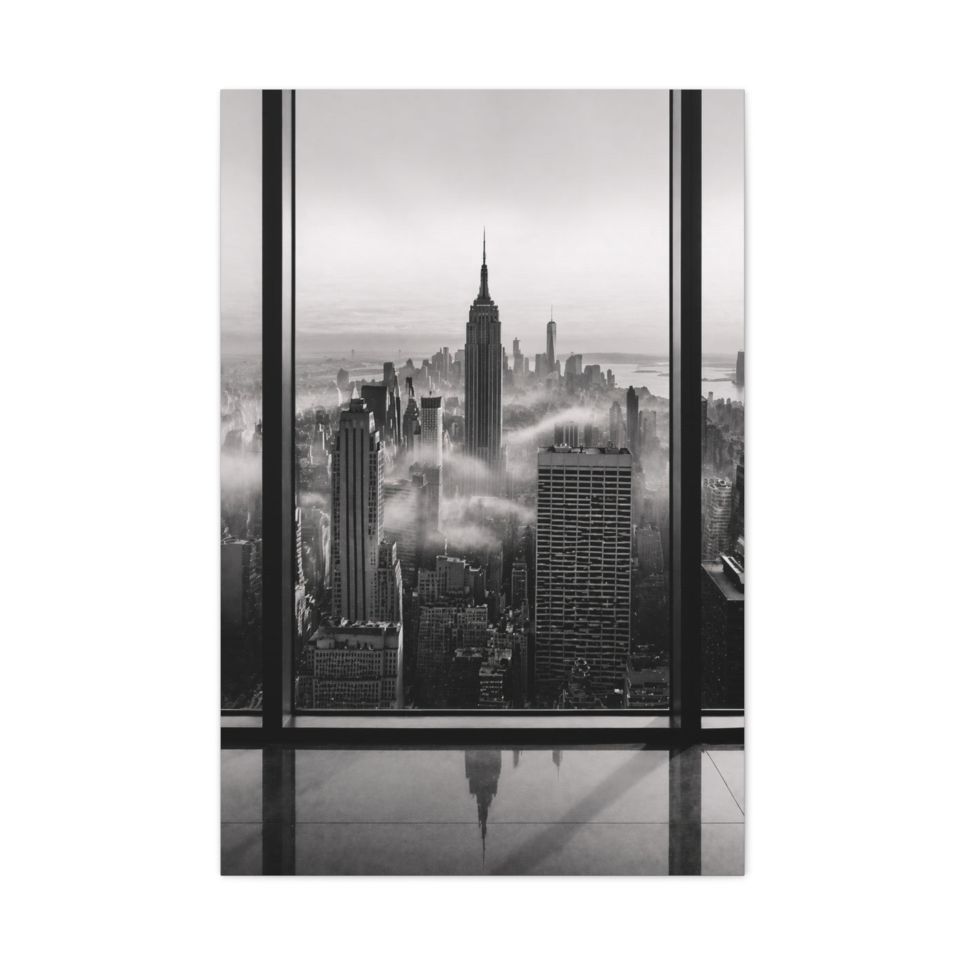 Empire State Window Perspective Wall Art & Canvas Print