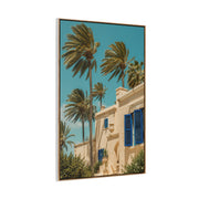 Mediterranean Palm Villa Breeze Tropical Wall Art & Canvas Print