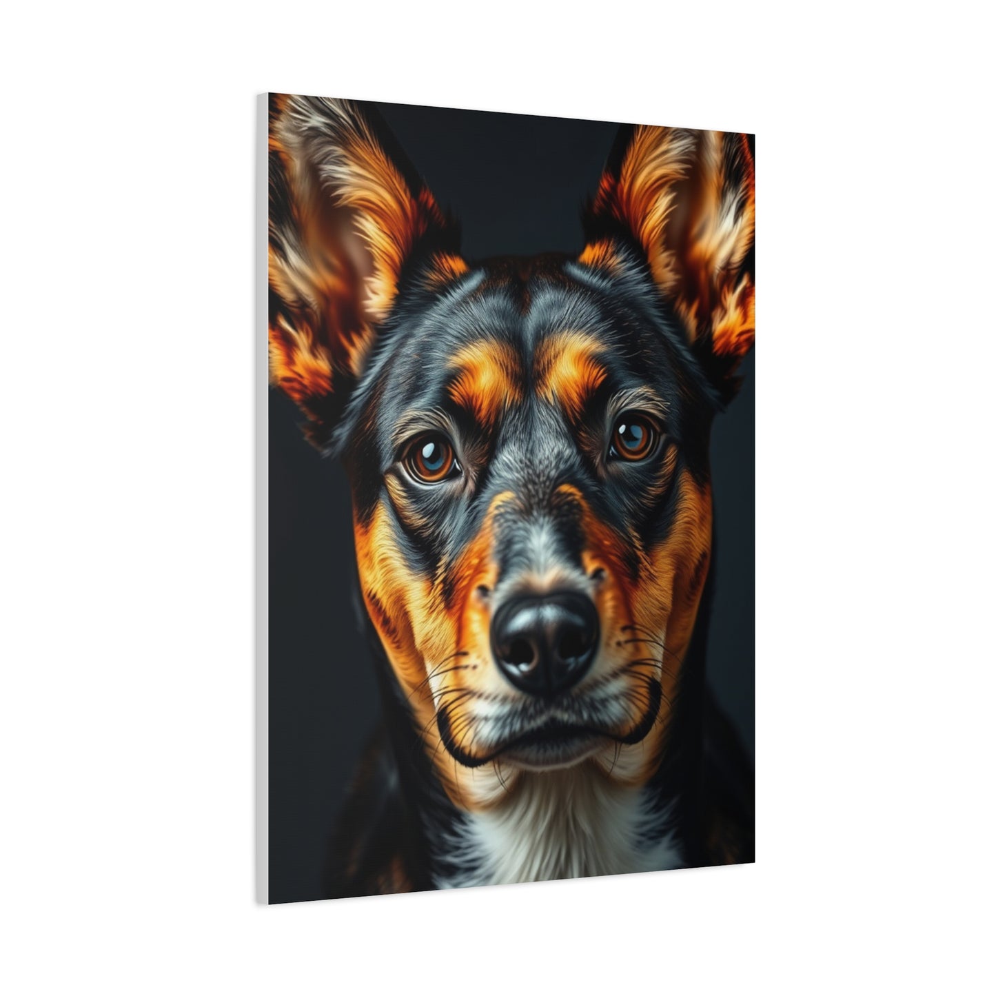 Vision Black and Tan Art Art Wall Art & Canvas Print