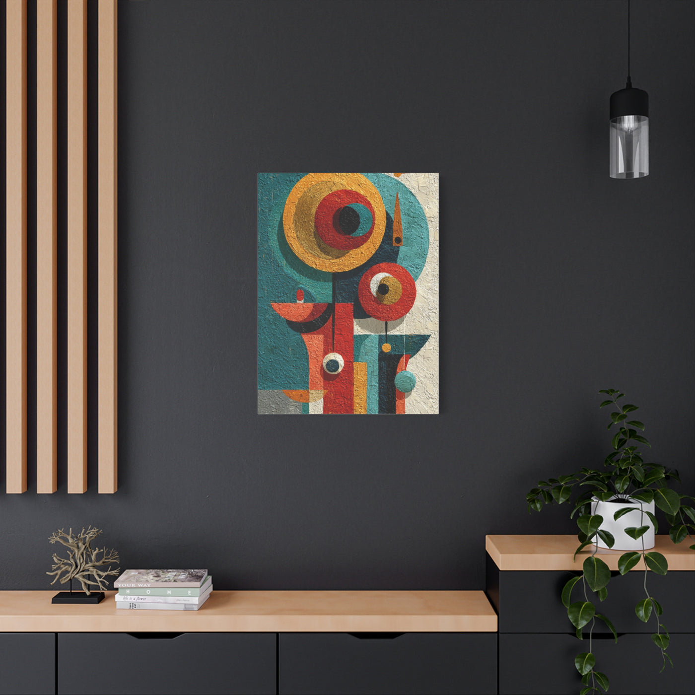 Sculptural Abstract Form Composition Wall Art & Canvas Print
