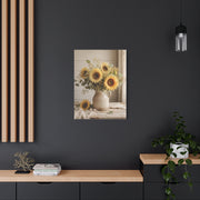 Soft Farmhouse Sunflower Bouquet Wall Art & Canvas Print