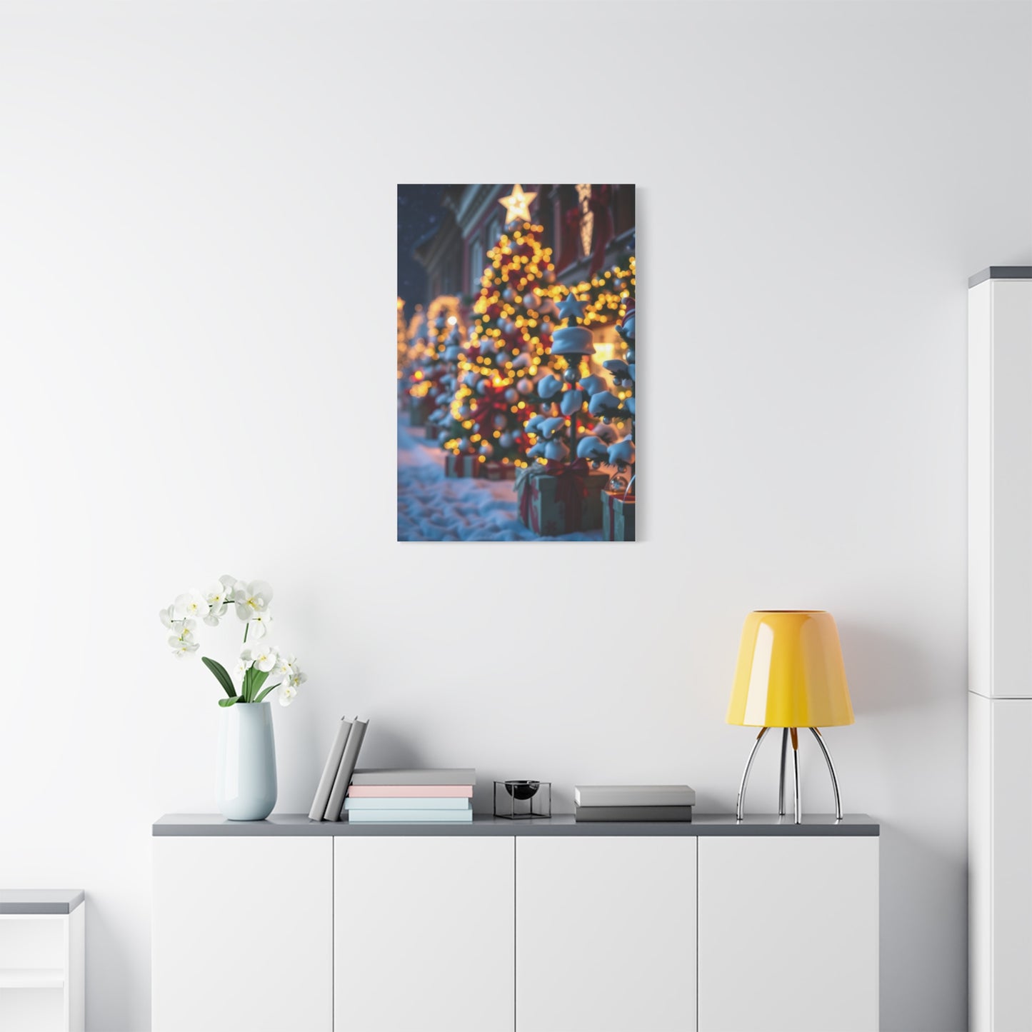 Celestial Yuletide Canvas Wall Art & Canvas Print