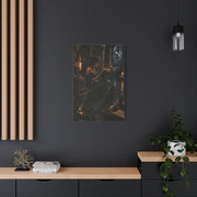 Dark Academia Mermaid Library Wall Art & Canvas Print