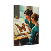 Artistic Butterfly Painting Studio Wall Art & Canvas Prints