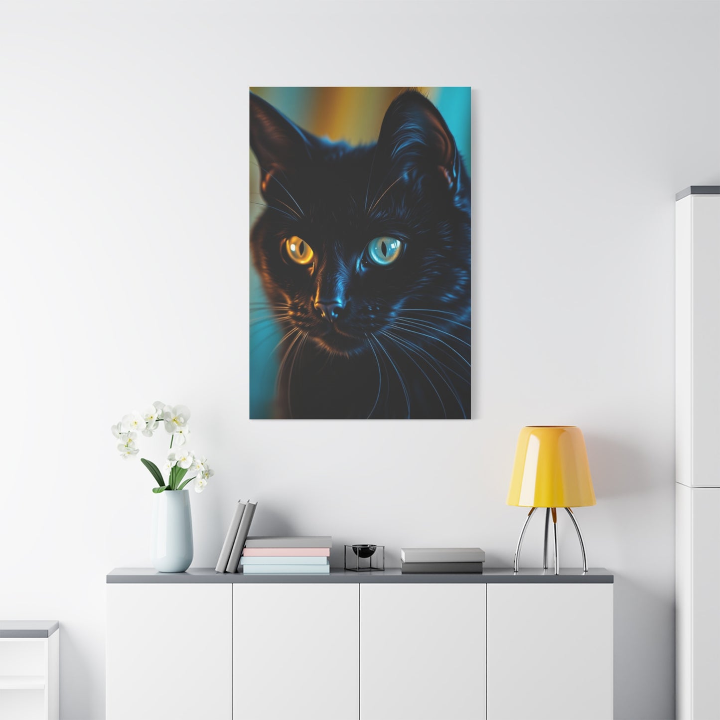 Black Cat Art Supreme Gallery Wall Art & Canvas Print