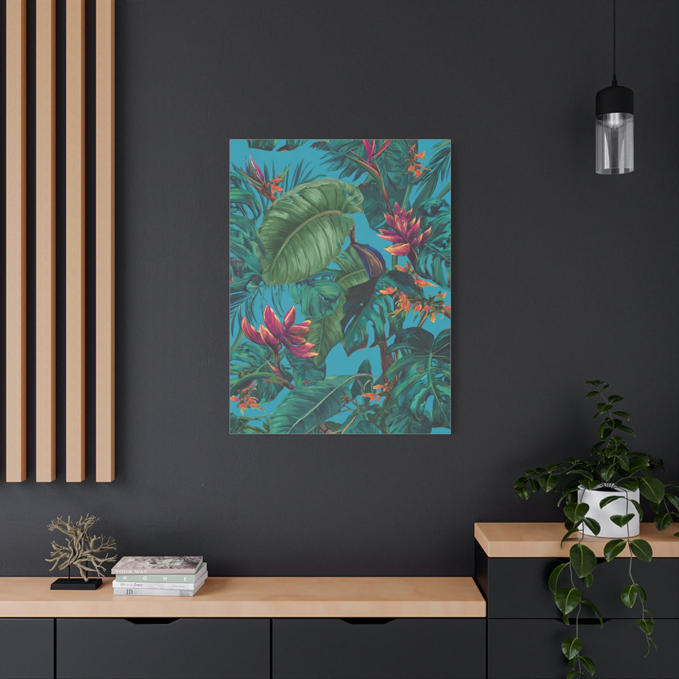 Tropical Botanical Leaves Wall Art & Canvas Print