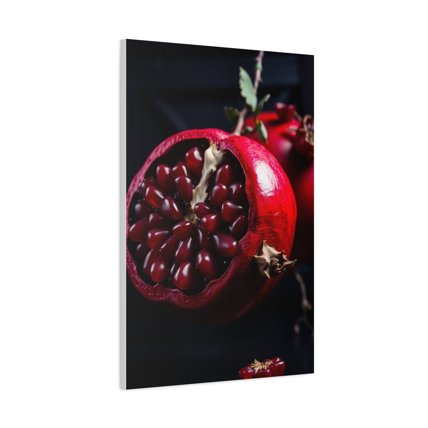 Crimson Obsidian Canvas